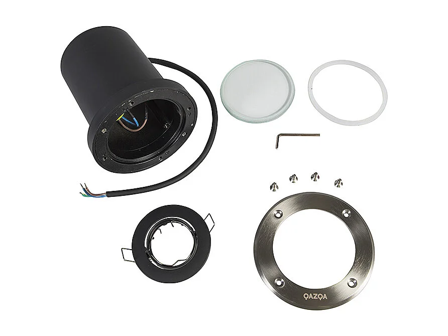 Spot de sol extérieur moderne en acier orientable IP65 - Delux