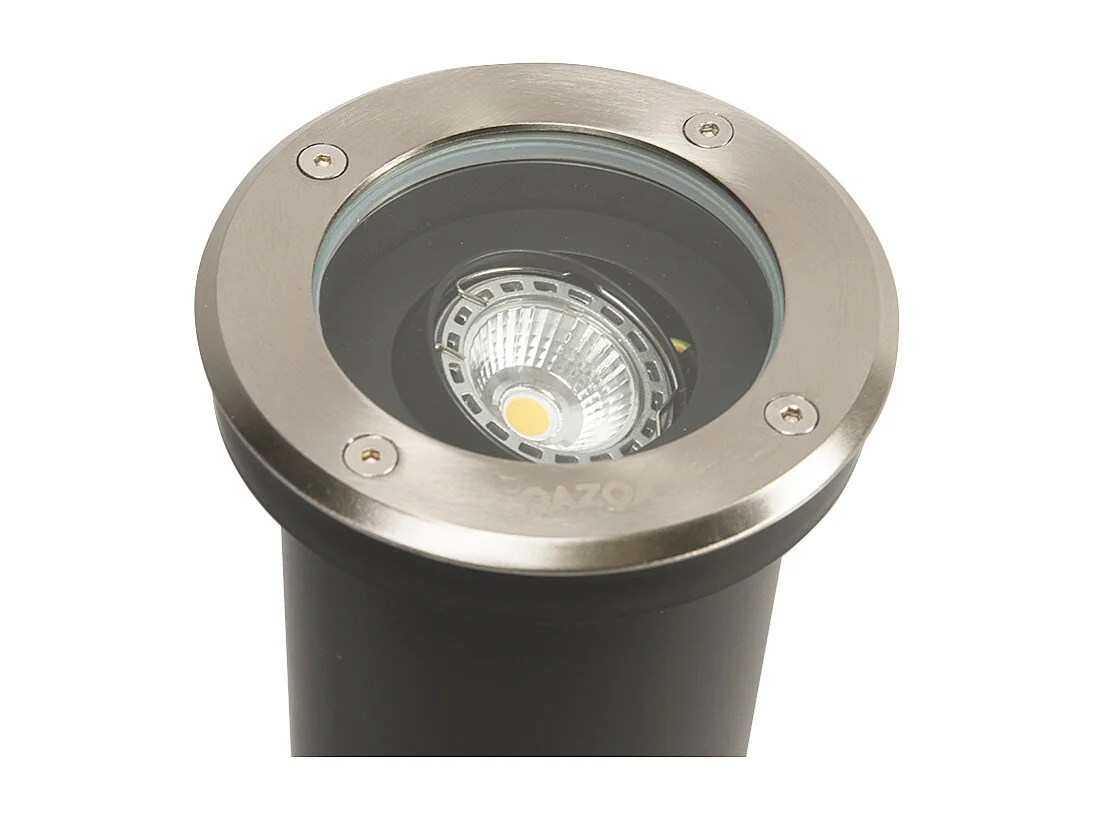 Spot de sol extérieur moderne en acier orientable IP65 - Delux