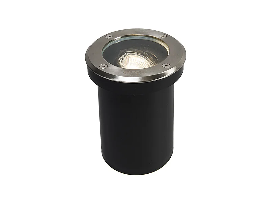 Spot de sol extérieur moderne en acier orientable IP65 - Delux