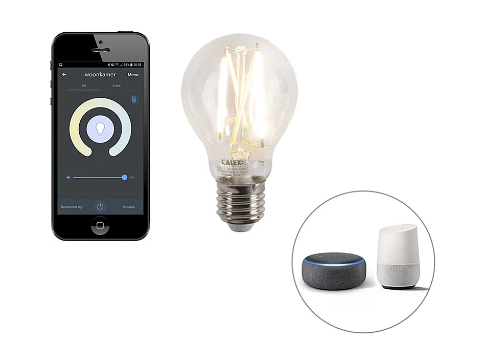 Lampe d'extérieur sur pied intelligente anthracite 70 cm avec WiFi P45 - Danemark