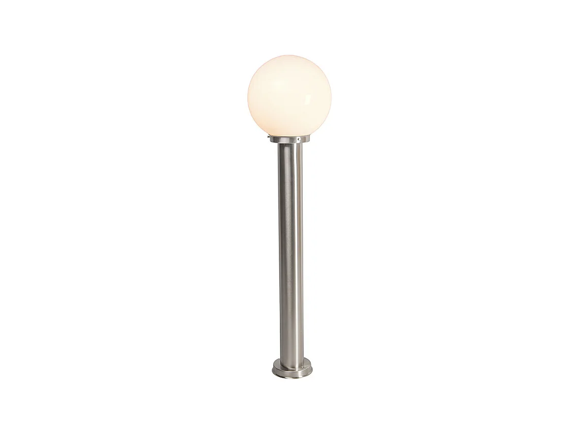 Lampadaire d'extérieur moderne acier inox 100 cm - Sfera