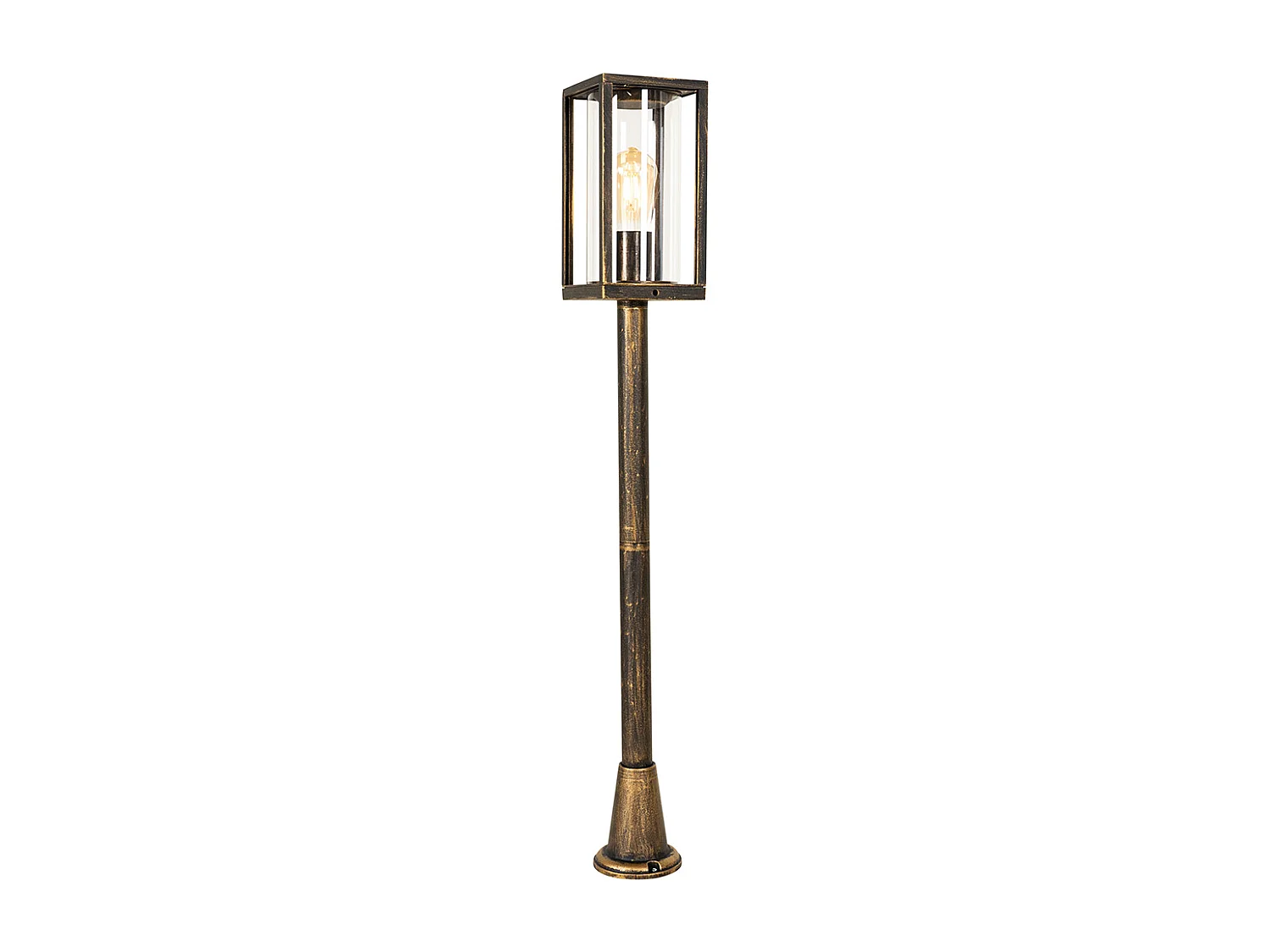 Lampadaire d'extérieur vintage or antique 100 cm IP44 - Charlois