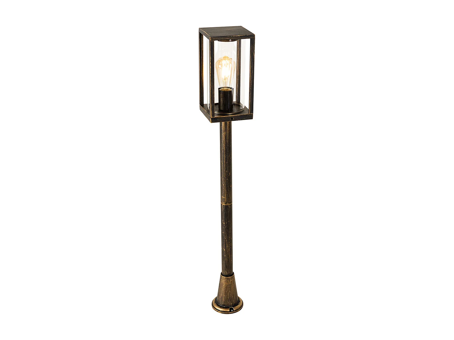 Lampadaire d'extérieur vintage or antique 100 cm IP44 - Charlois
