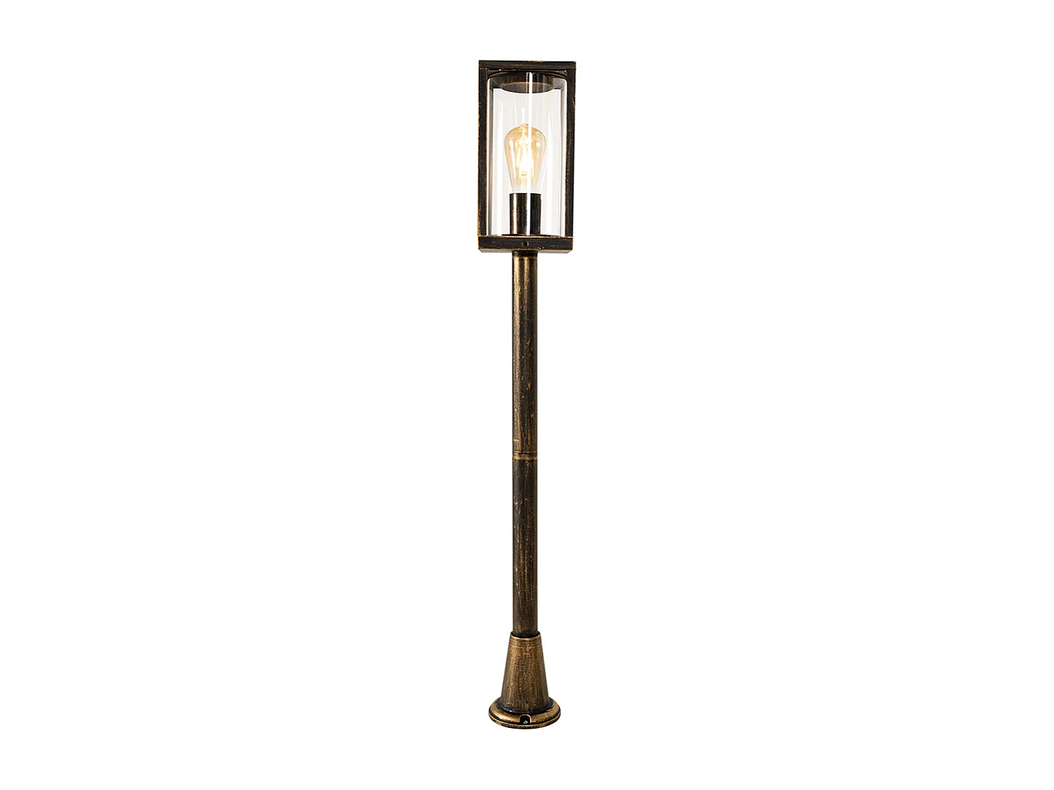 Lampadaire d'extérieur vintage or antique 100 cm IP44 - Charlois