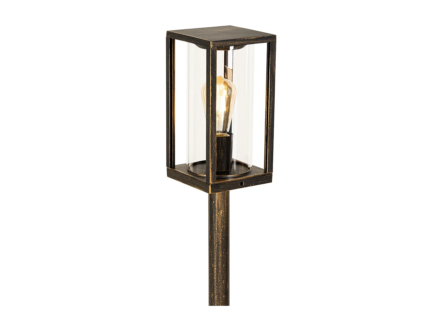 Lampadaire d'extérieur vintage or antique 100 cm IP44 - Charlois