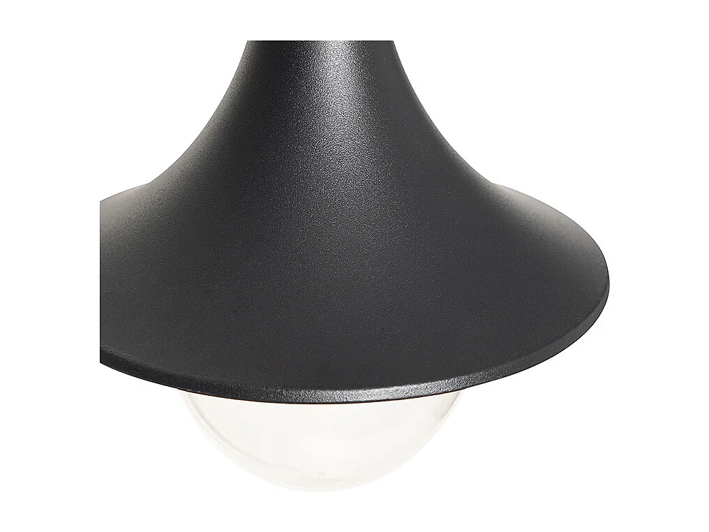 Lanterne d'extérieur classique noire 125 cm IP44 - Daphne