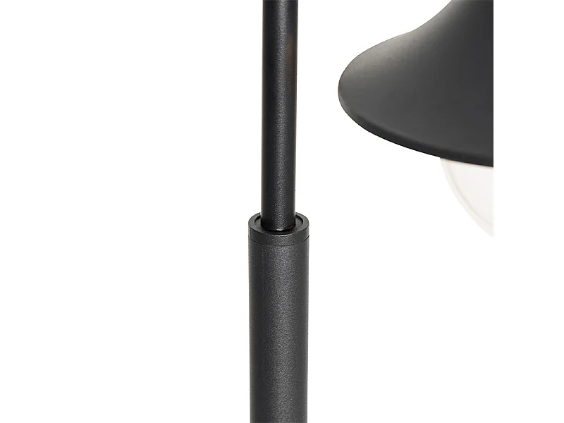Lanterne d'extérieur classique noire 125 cm IP44 - Daphne