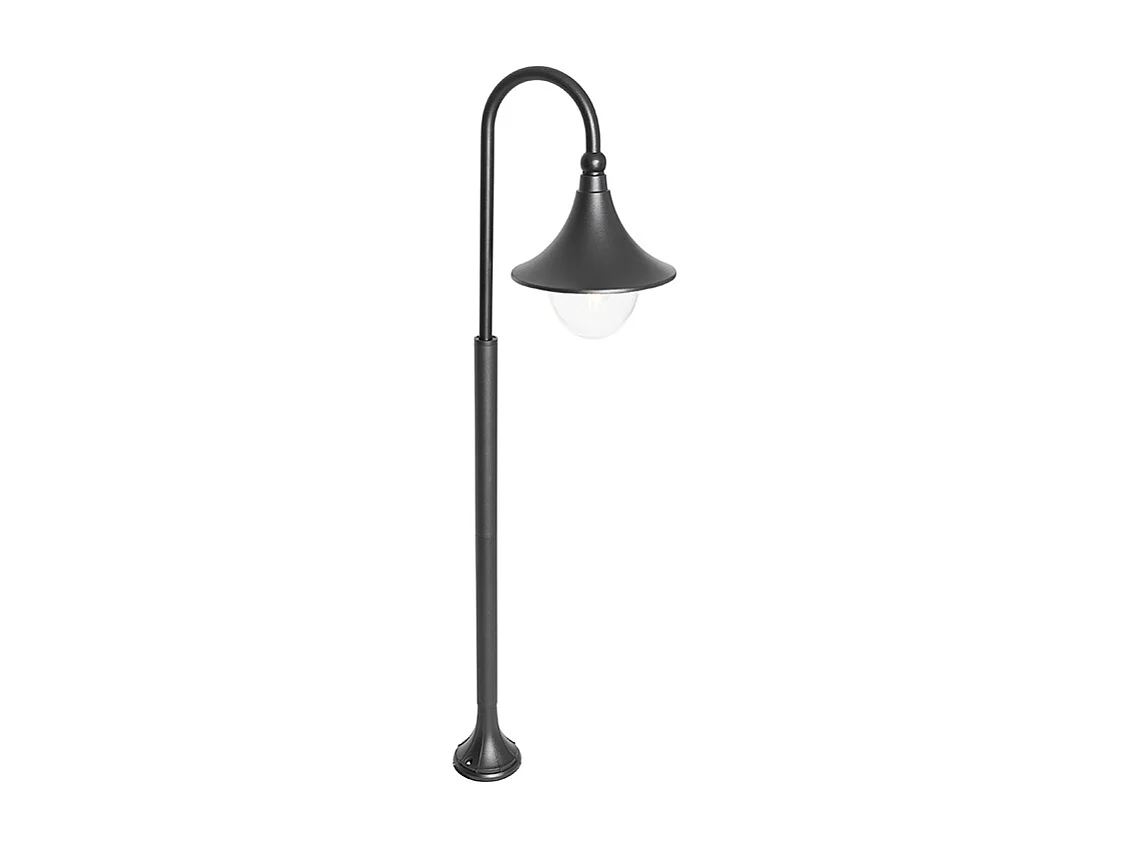 Lanterne d'extérieur classique noire 125 cm IP44 - Daphne