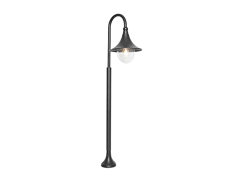 Lanterne d'extérieur classique noire 125 cm IP44 - Daphne
