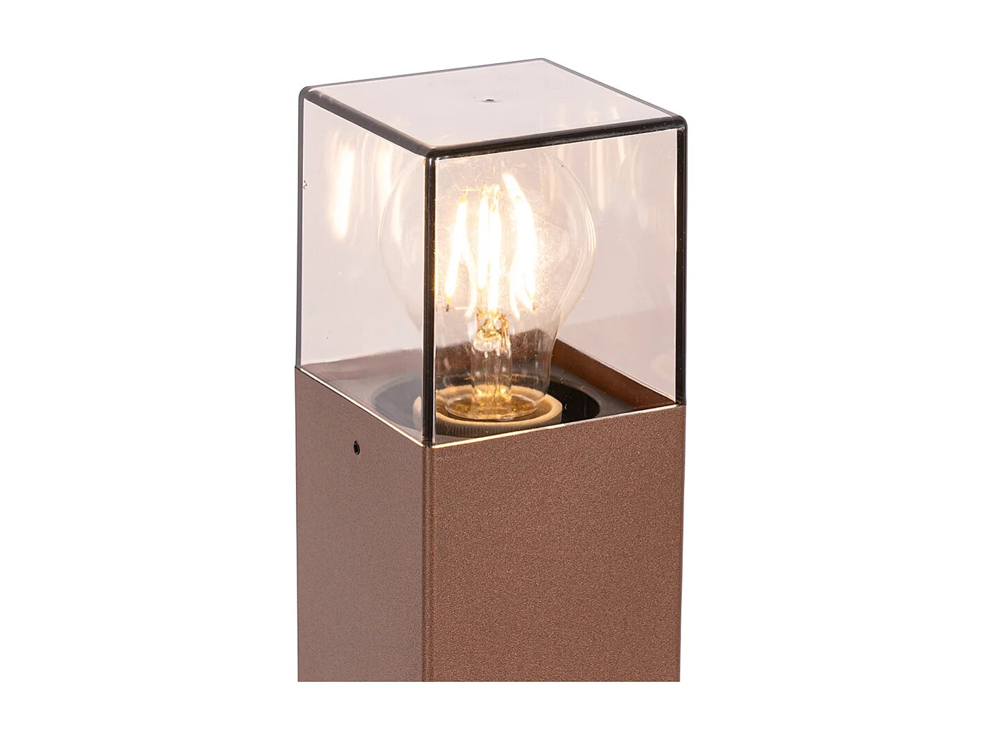 Lampe d'extérieur sur pied intelligente marron rouille 70 cm avec WiFi P45 - Danemark