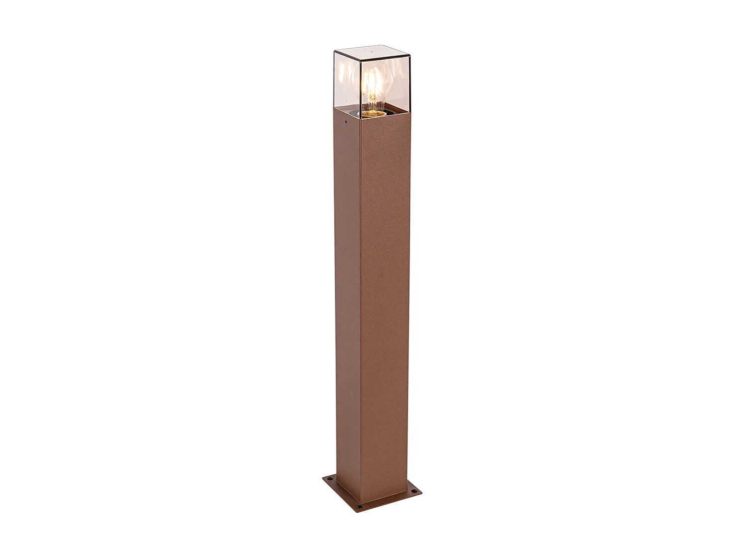 Lampe d'extérieur sur pied intelligente marron rouille 70 cm avec WiFi P45 - Danemark