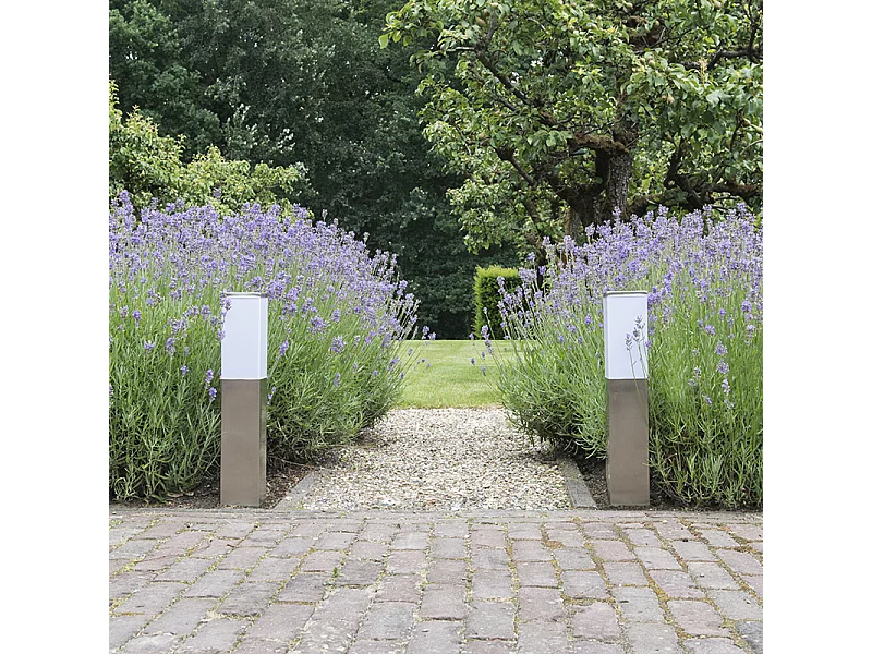 Lampe d'extérieur moderne 45 cm en acier - Malios