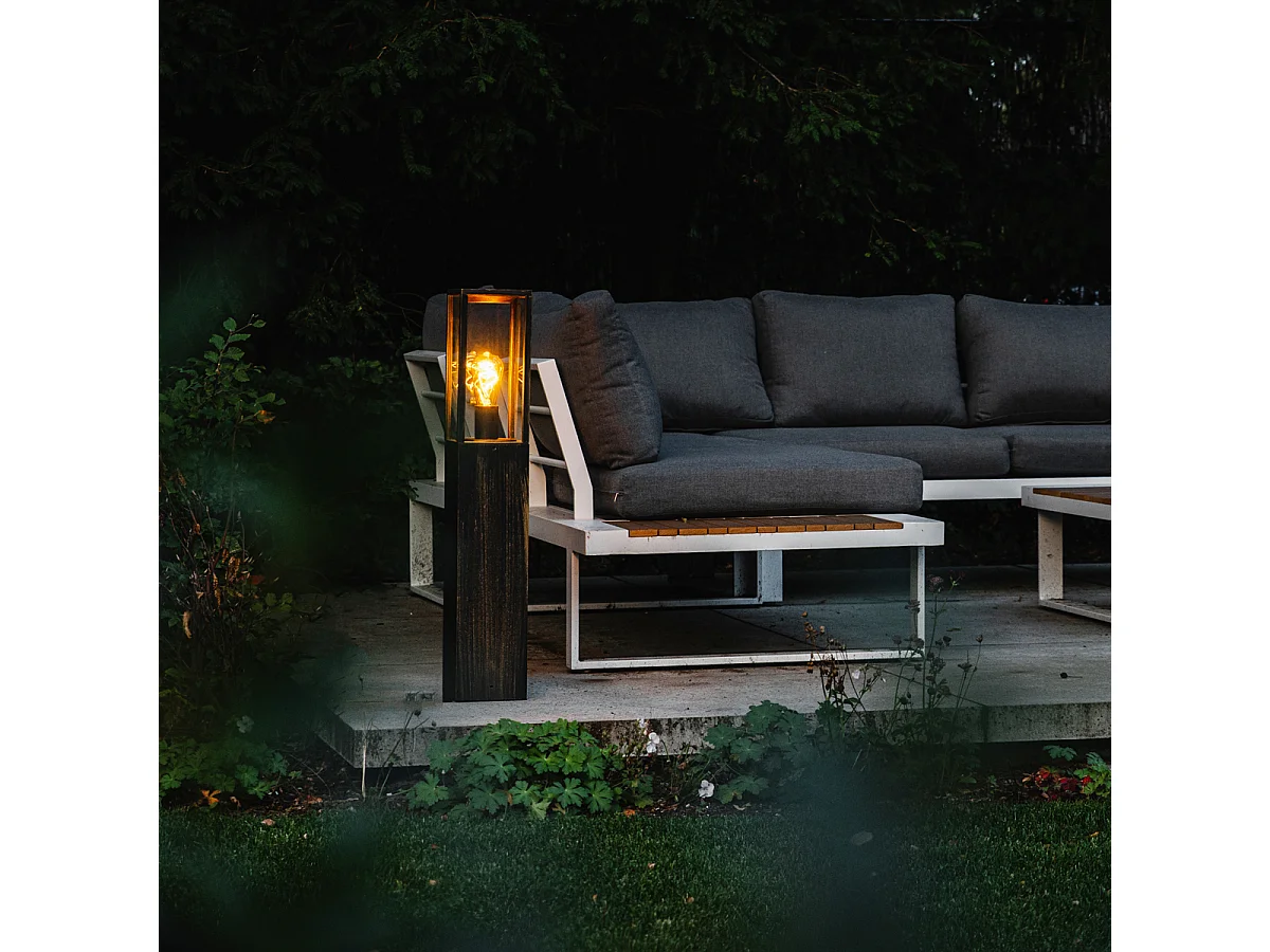 Lampadaire d'extérieur vintage or antique 80 cm IP44 - Charlois