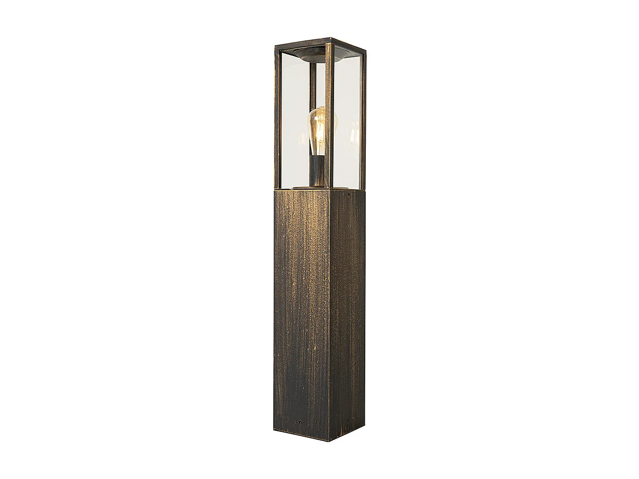 Lampadaire d'extérieur vintage or antique 80 cm IP44 - Charlois