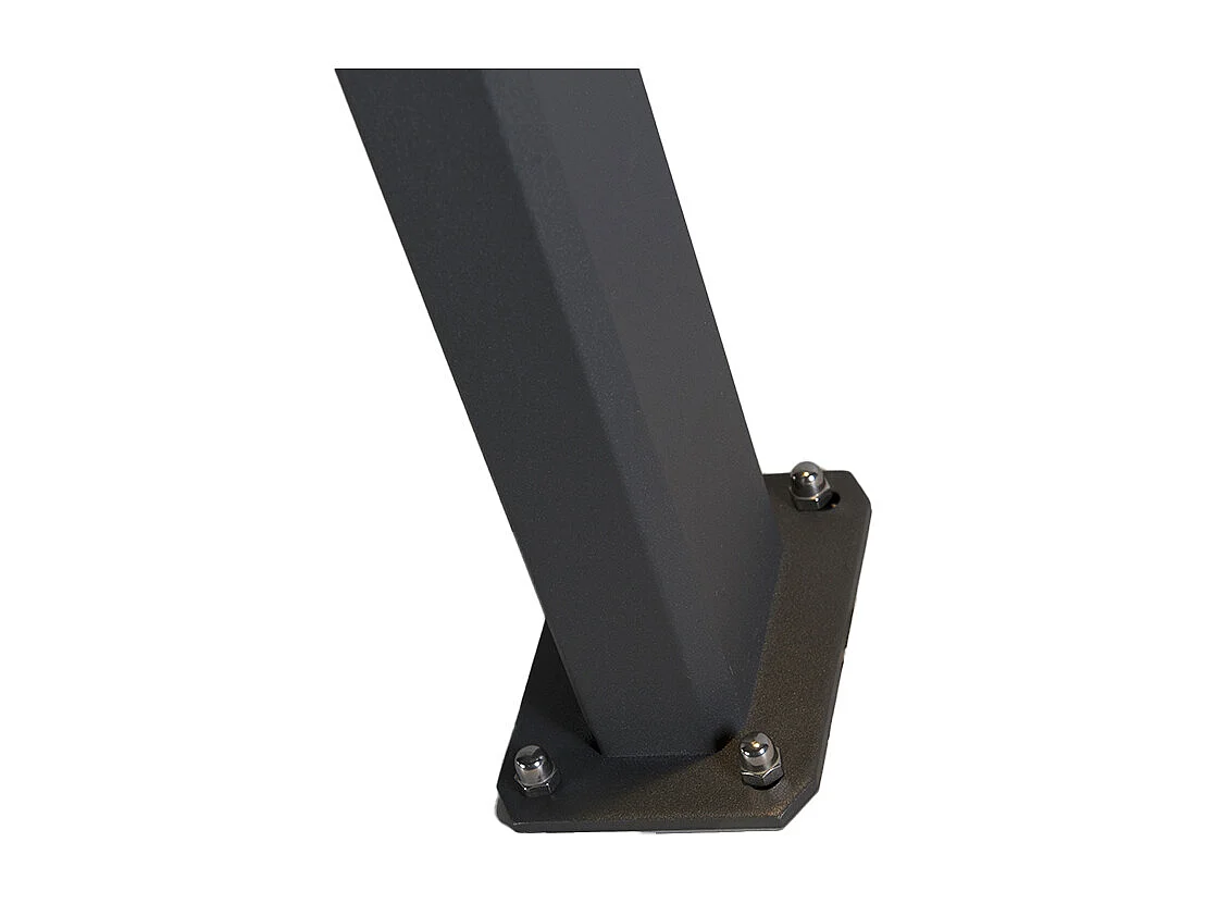 Lampadaire d'extérieur industriel gris foncé 65 cm IP44 - Baleno