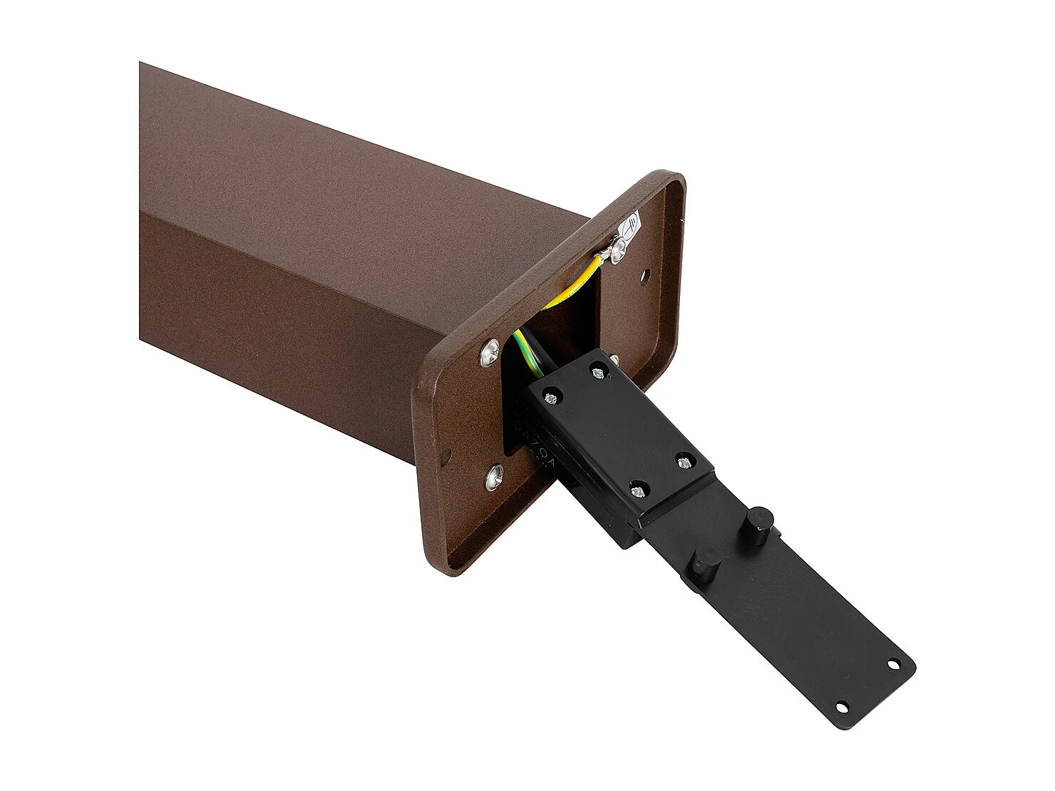 Lampadaire d'extérieur intelligent marron rouille 30 cm IP44 avec WiFi GU10 - Baleno