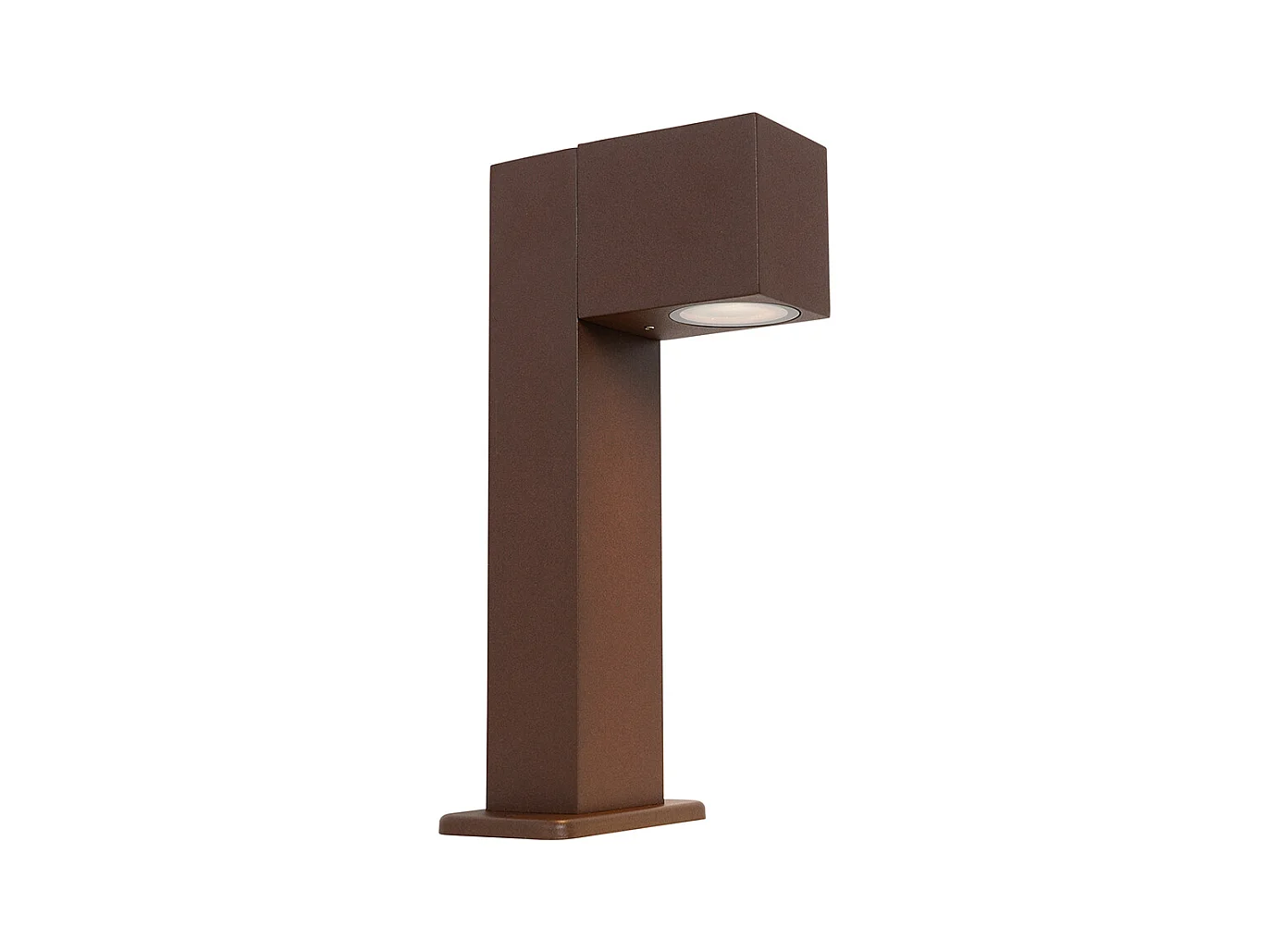 Lampe d'extérieur sur pied intelligente brun rouille 30 cm IP44 avec Wifi GU10 - Baleno