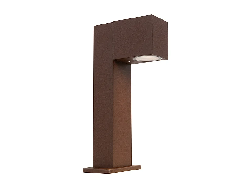 Lampadaire d'extérieur intelligent marron rouille 30 cm IP44 avec WiFi GU10 - Baleno