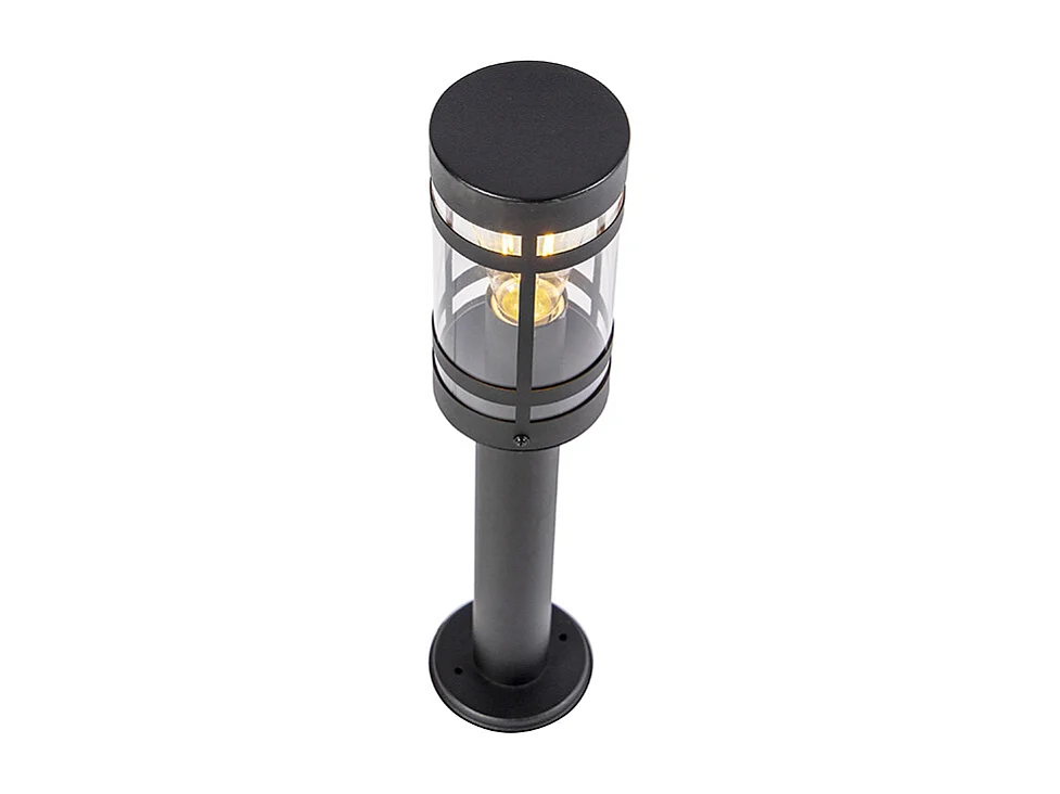 Lampe d'extérieur moderne noire 50 cm IP44 - Gleam