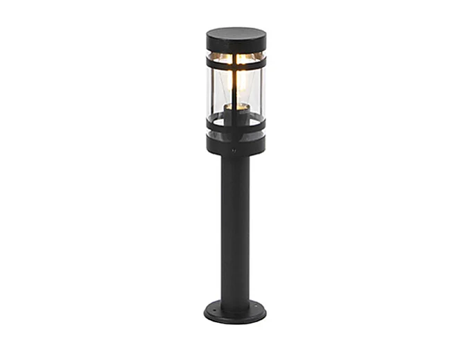 Lampe d'extérieur moderne noire 50 cm IP44 - Gleam