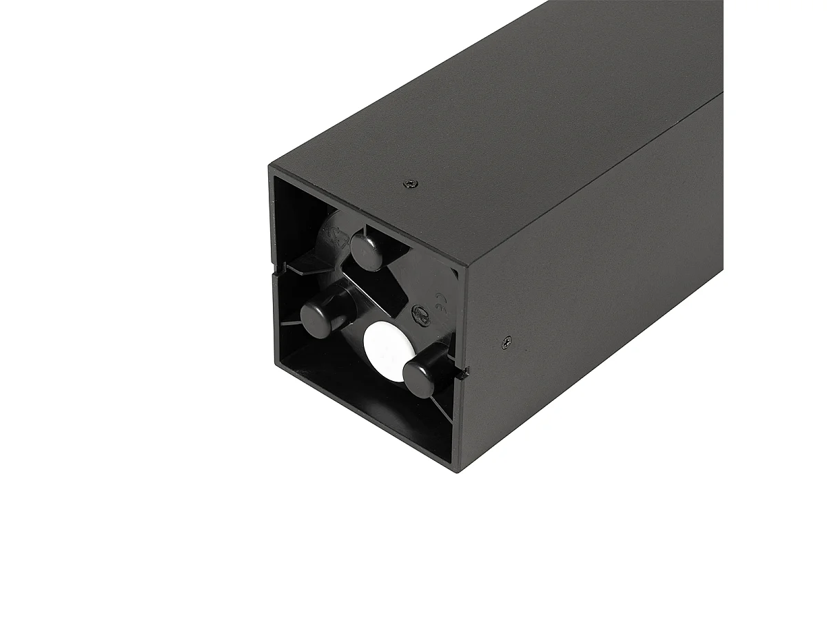 Borne d'extérieur moderne noire 60 cm IP44 - Nicole