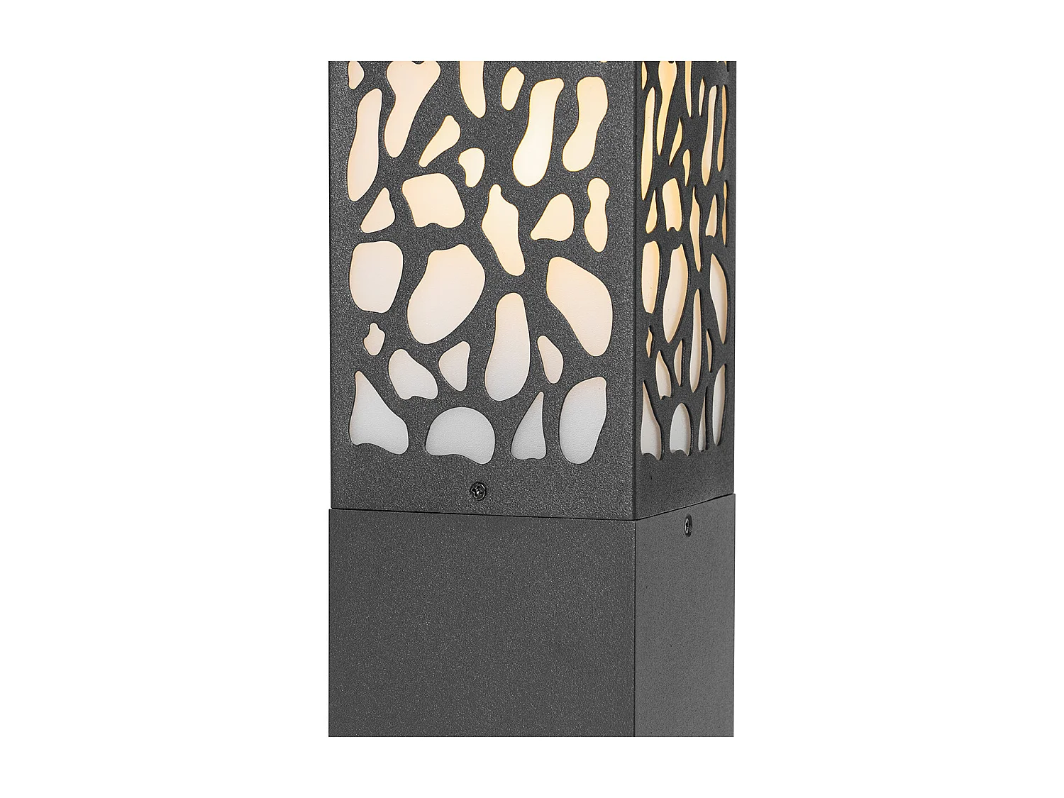 Borne d'extérieur moderne noire 60 cm IP44 - Nicole