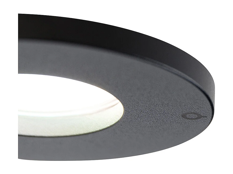 Spot encastré intelligent pour salle de bain noir avec Wi-Fi GU10 - Shed