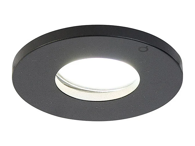 Spot encastré intelligent pour salle de bain noir avec Wi-Fi GU10 - Shed