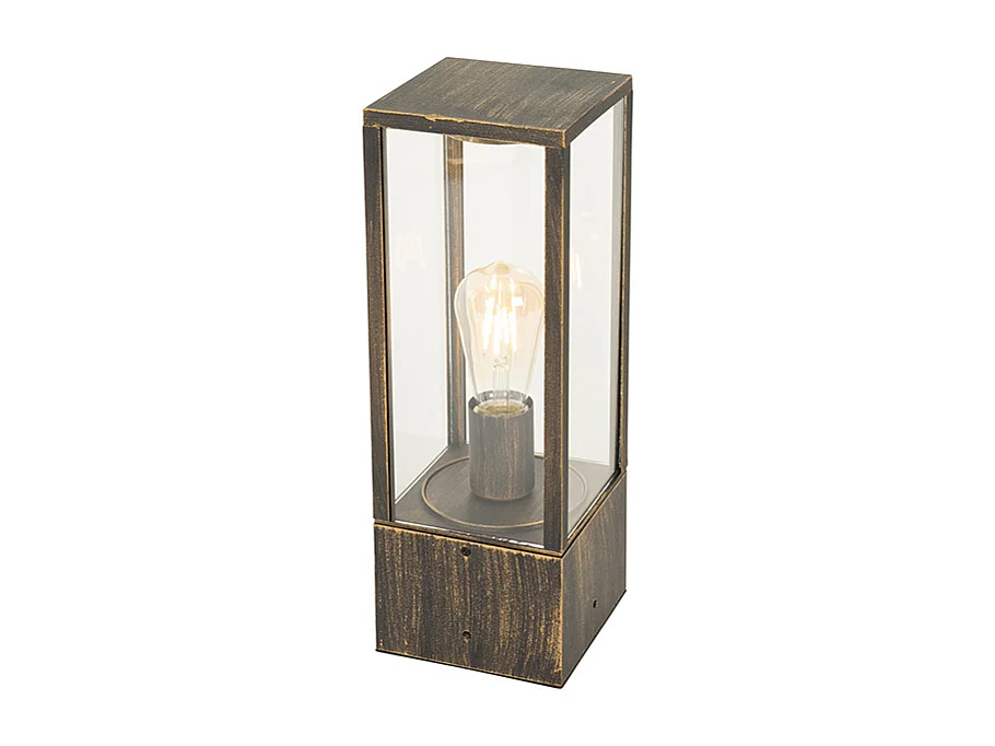 Lampadaire d'extérieur vintage or antique 40 cm IP44 - Charlois