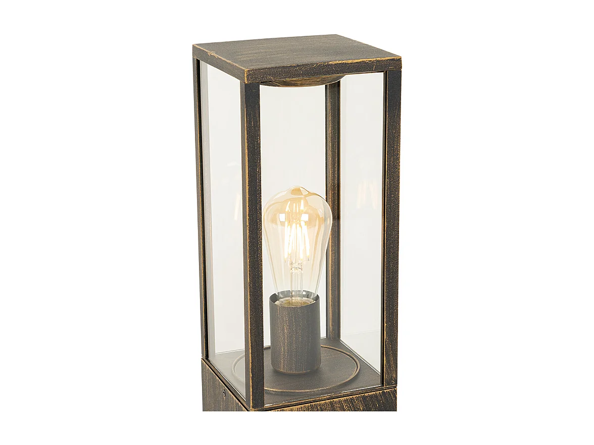 Lampadaire d'extérieur vintage or antique 40 cm IP44 - Charlois