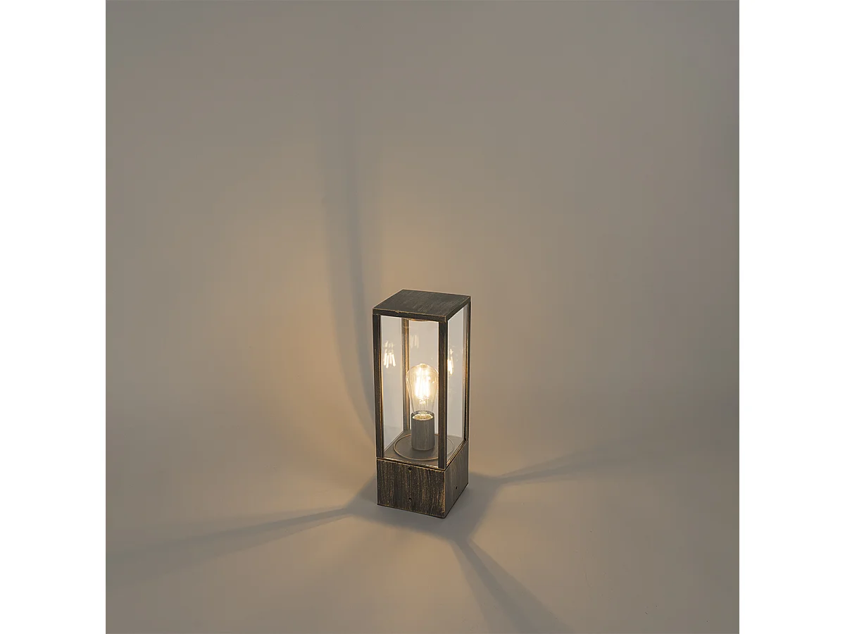 Lampadaire d'extérieur vintage or antique 40 cm IP44 - Charlois