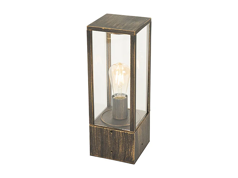 Lampadaire d'extérieur vintage or antique 40 cm IP44 - Charlois