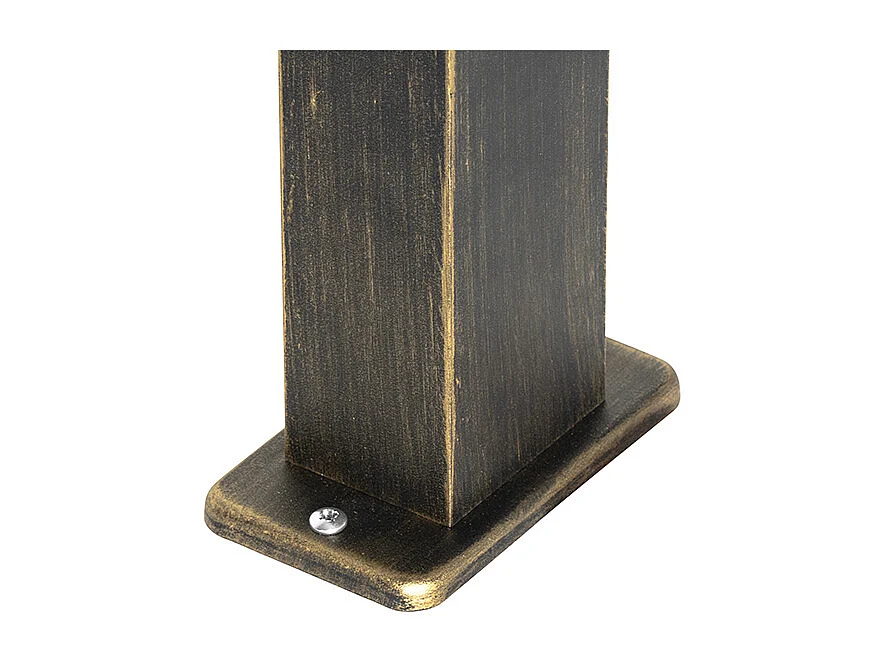 Lampe d'extérieur sur pied industrielle or antique 35 cm IP44 - Baleno