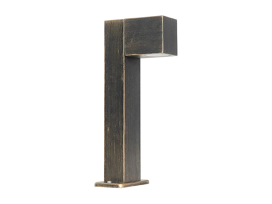Lampadaire d'extérieur industriel or antique 35 cm IP44 - Baleno