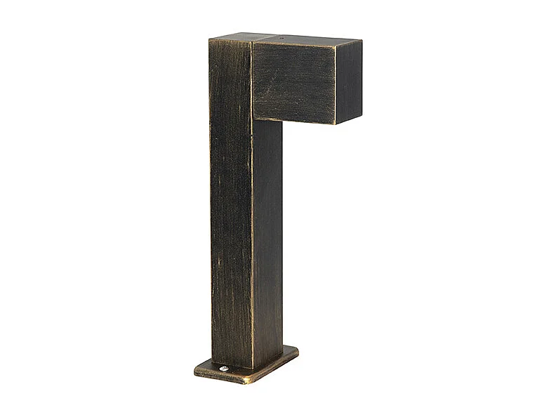 Lampadaire d'extérieur industriel or antique 35 cm IP44 - Baleno
