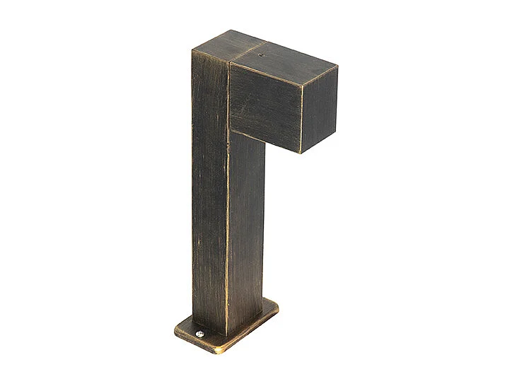Lampadaire d'extérieur industriel or antique 35 cm IP44 - Baleno