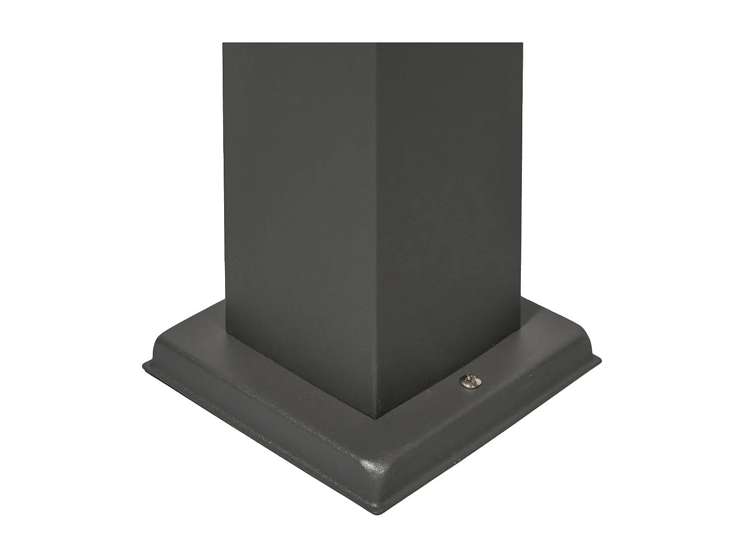 Lampadaire d'extérieur moderne gris foncé avec opale 80 cm IP44 - Malios