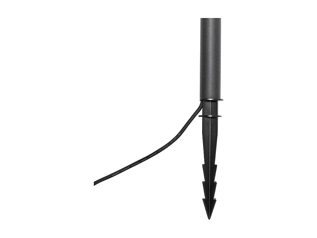 Spot à pointes moderne noir avec LED IP54 - Skyf