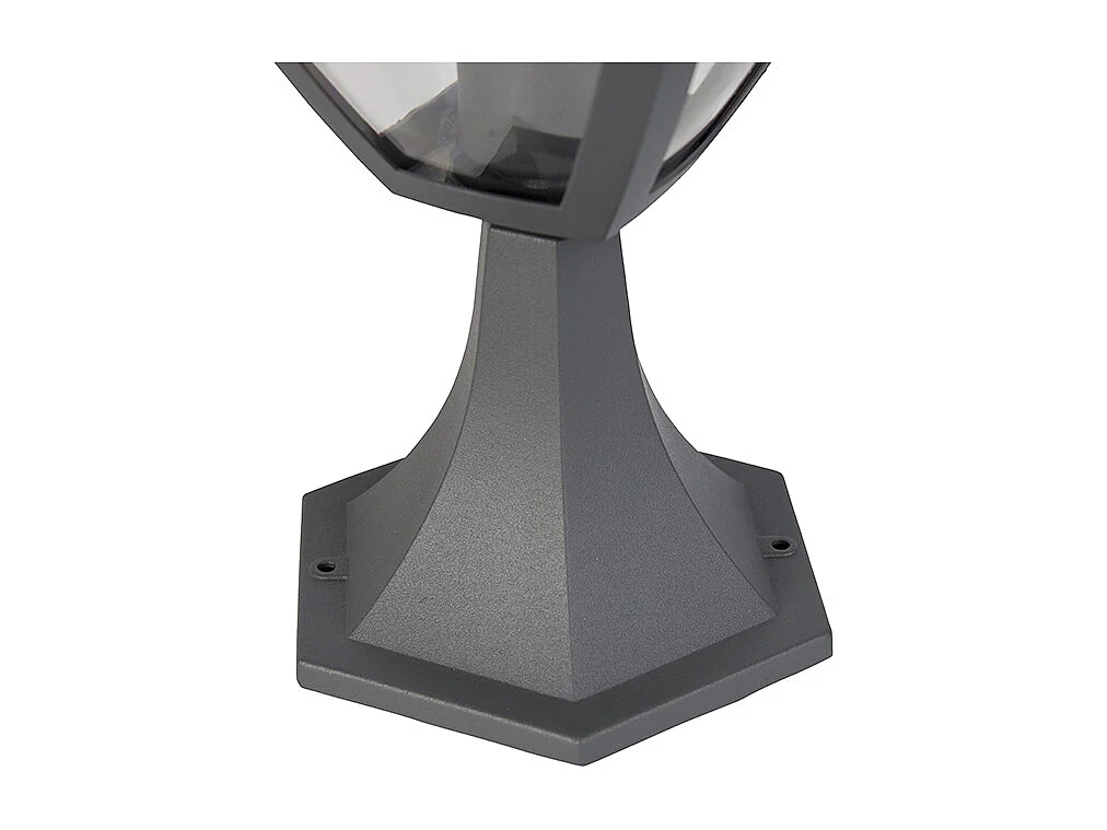 Lanterne sur pied moderne extérieur gris foncé - Platar