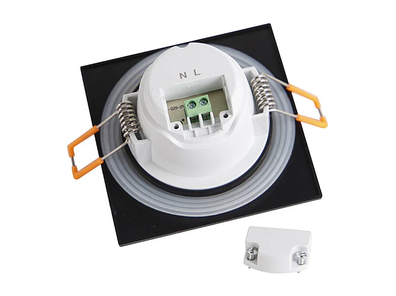 Lot de 6 spots encastrés noirs avec LED à intensité variable 3 niveaux IP65 - Simply