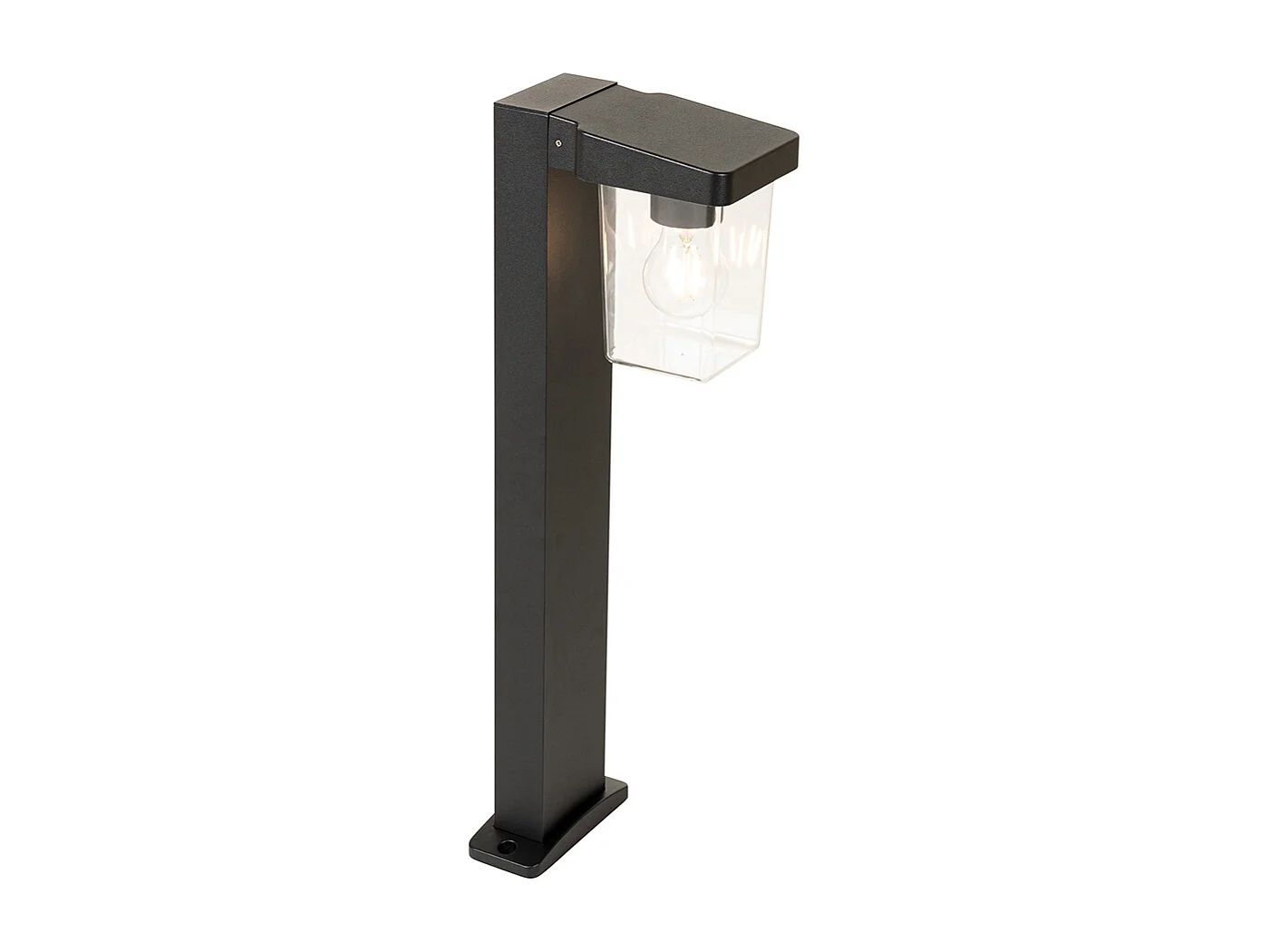 Lampadaire d'extérieur moderne noir 60 cm IP54 - Chimay