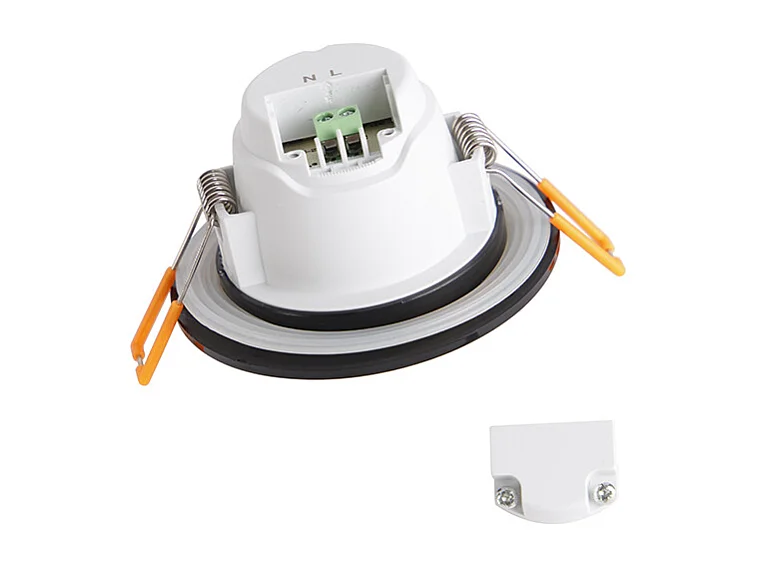 Spot encastré moderne noir avec LED 3 niveaux de luminosité IP65 - Blanca