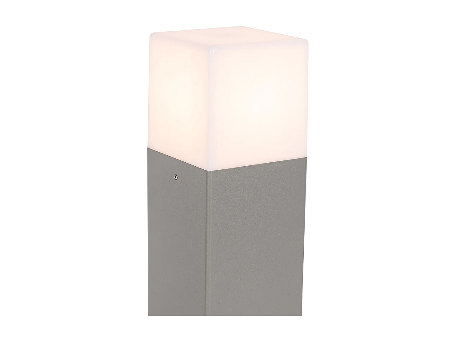 Lampe d'extérieur 30 cm grise avec piquet de terre et manchon de câble - Denmark