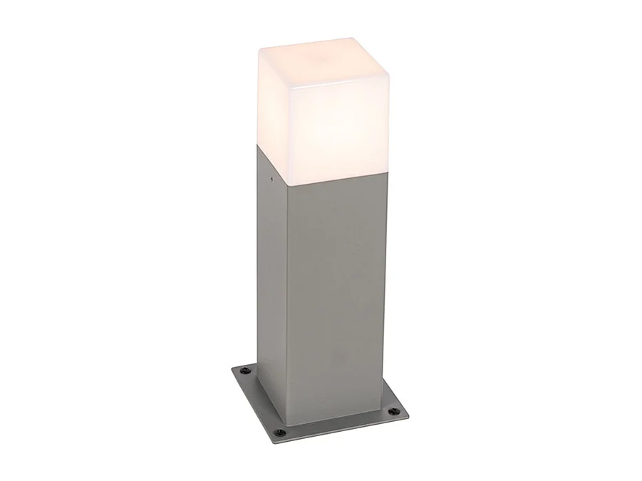 Lampe d'extérieur 30 cm grise avec piquet de terre et manchon de câble - Denmark