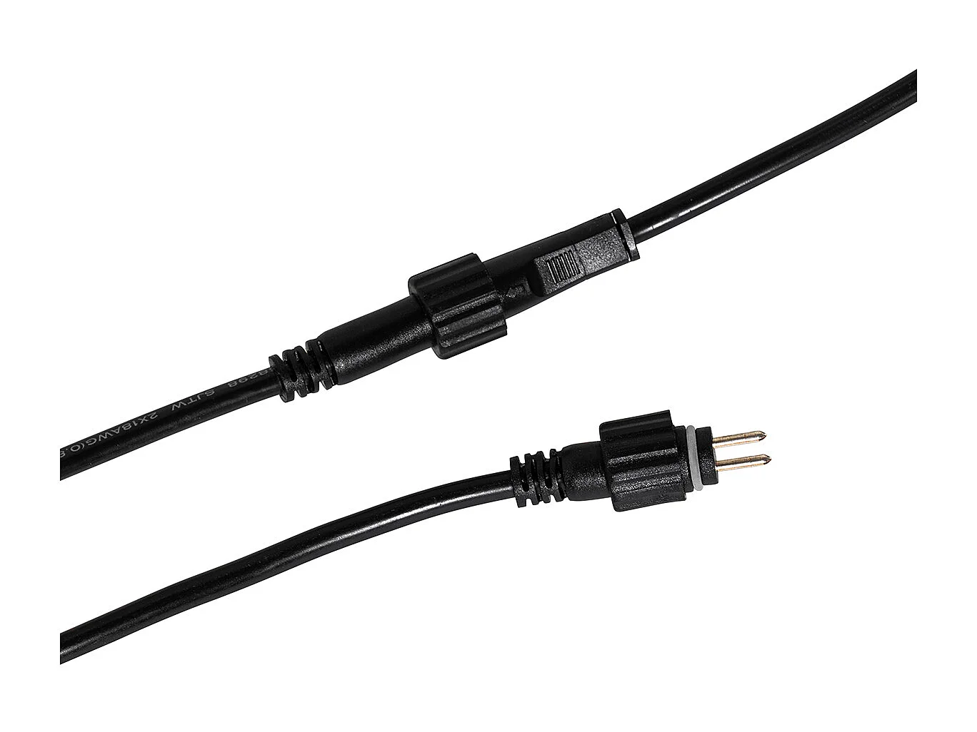 Lot de 4 spots sur piquet noir avec LED IP65 solaire rechargeable - Garly