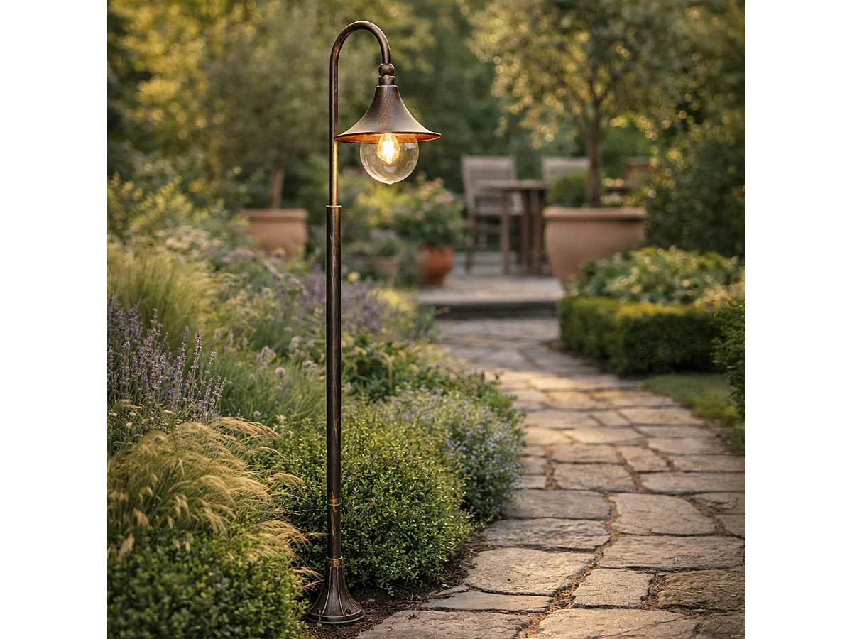 Lanterne d'extérieur classique or antique 125 cm IP44 - Daphne