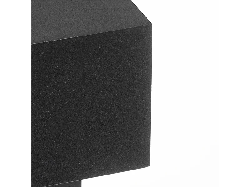 Lampe d'extérieur sur pied industrielle noire 35 cm IP44 - Baleno