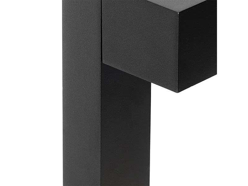 Lampadaire d'extérieur industriel noir 35 cm IP44 - Baleno