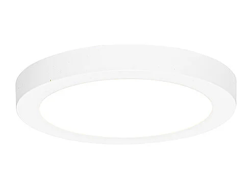 Spot encastrable ou apparent blanc 18 cm LED incluse à intensité variable en 3 étapes avec interrupteur DIP - Trans