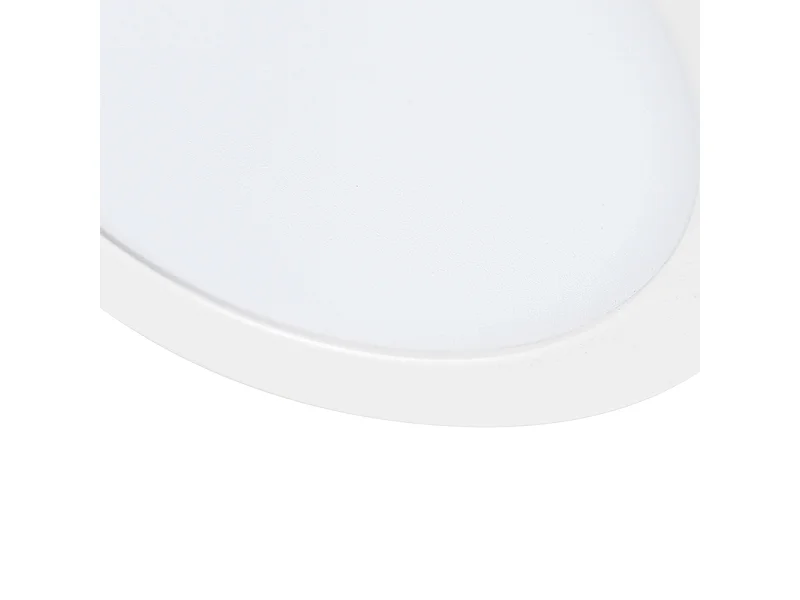 Spot encastrable ou apparent blanc 18 cm LED incluse à intensité variable en 3 étapes avec interrupteur DIP - Trans